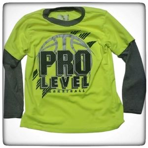 Boys Athletic Polyester Active Longsleeve-XS 4/5